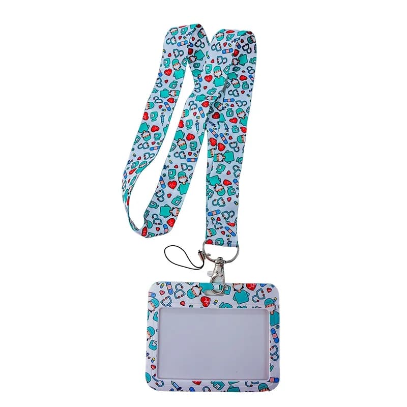 Porta Carnet de Tapabocas con Lanyard