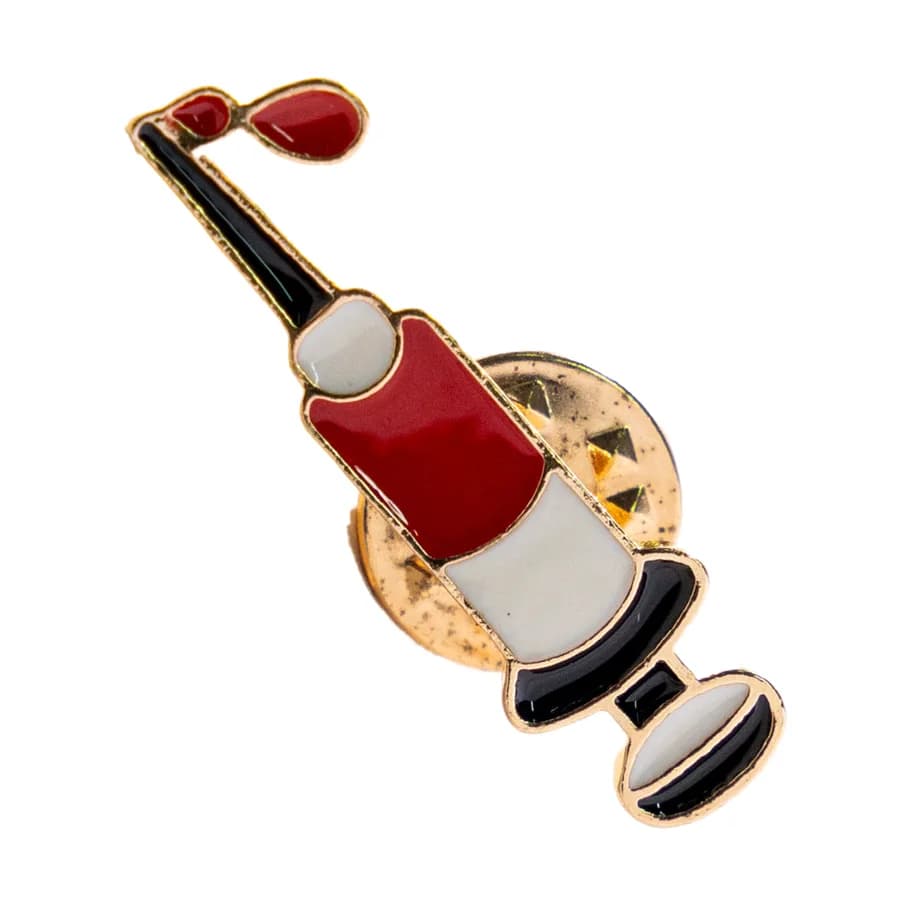 Pin Diseño Aguja Blanca Y Rojo GMD