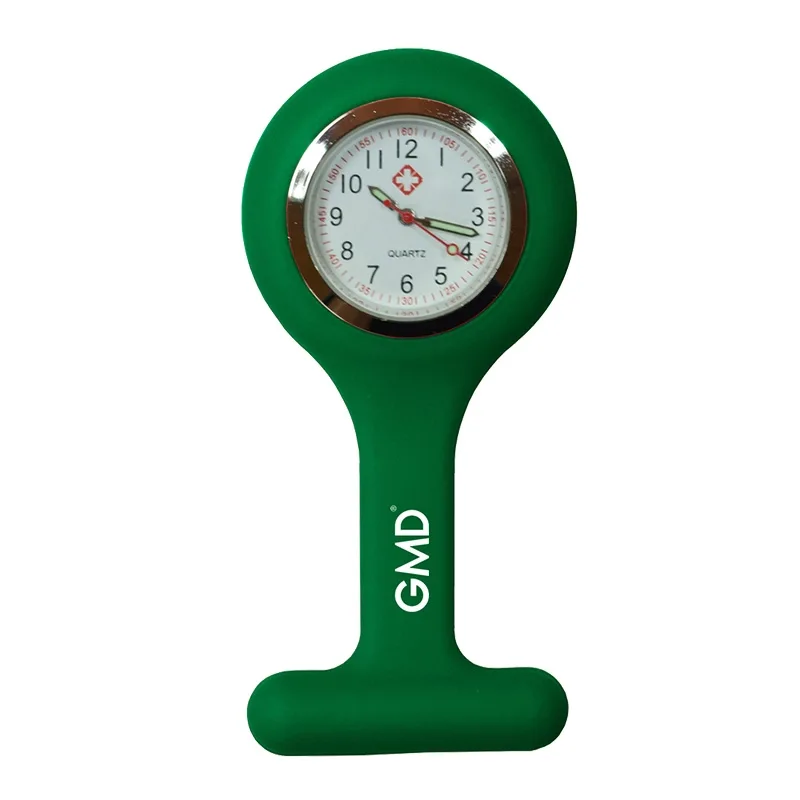 Reloj De Enfermería GMD Color Verde Oscuro