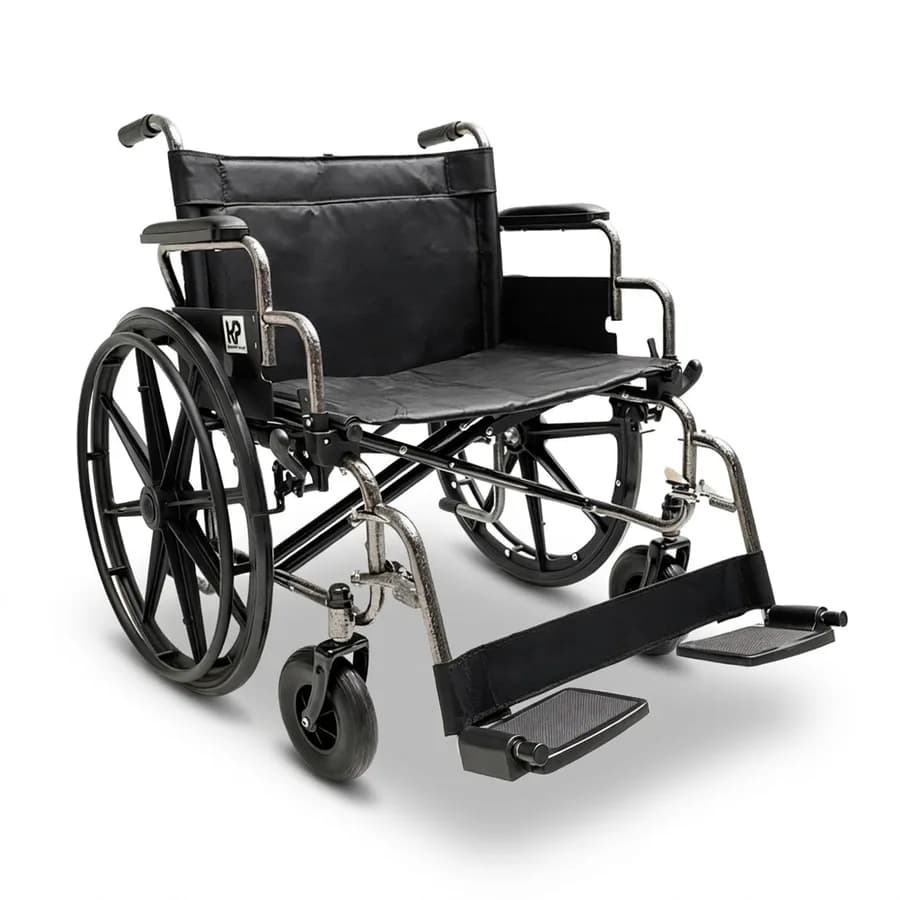 Silla De Ruedas Estándar En Acero Bariátrica De 61,5 cm Konfort Plus