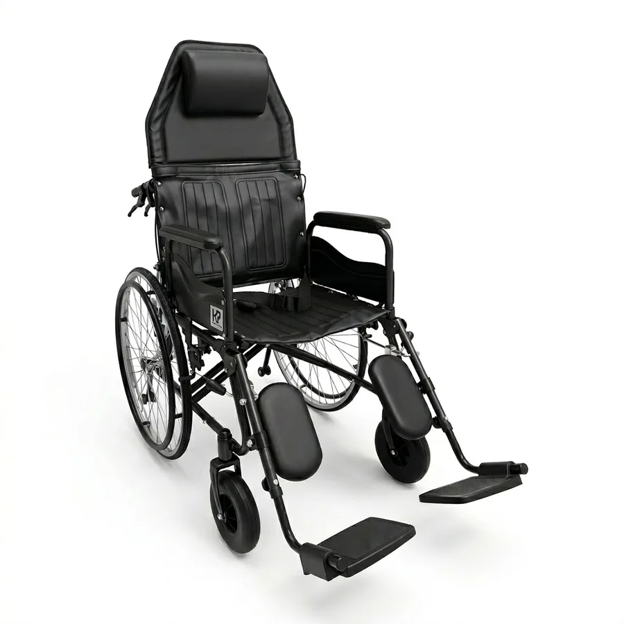 Silla De Ruedas Estándar En Acero Reclinable Konfort Plus