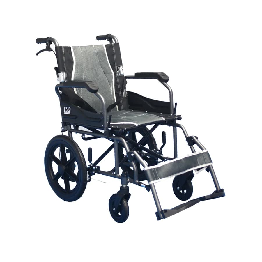 Silla De Ruedas De Transporte En Aluminio Konfort Plus