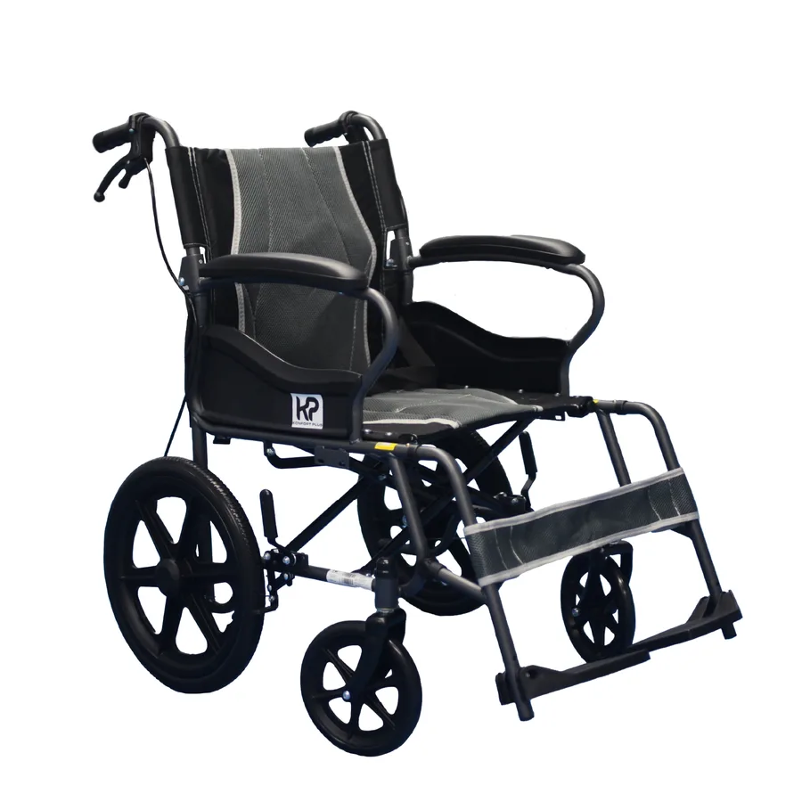 Silla De Ruedas De Transporte En Acero Konfort Plus
