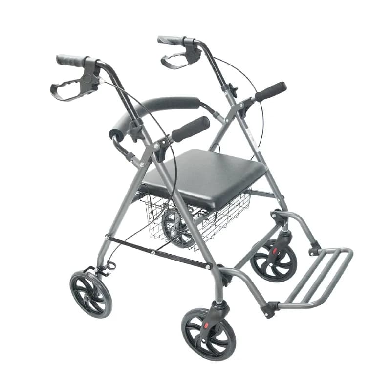 Rollator En Acero Con Reposapiés KP1-8440