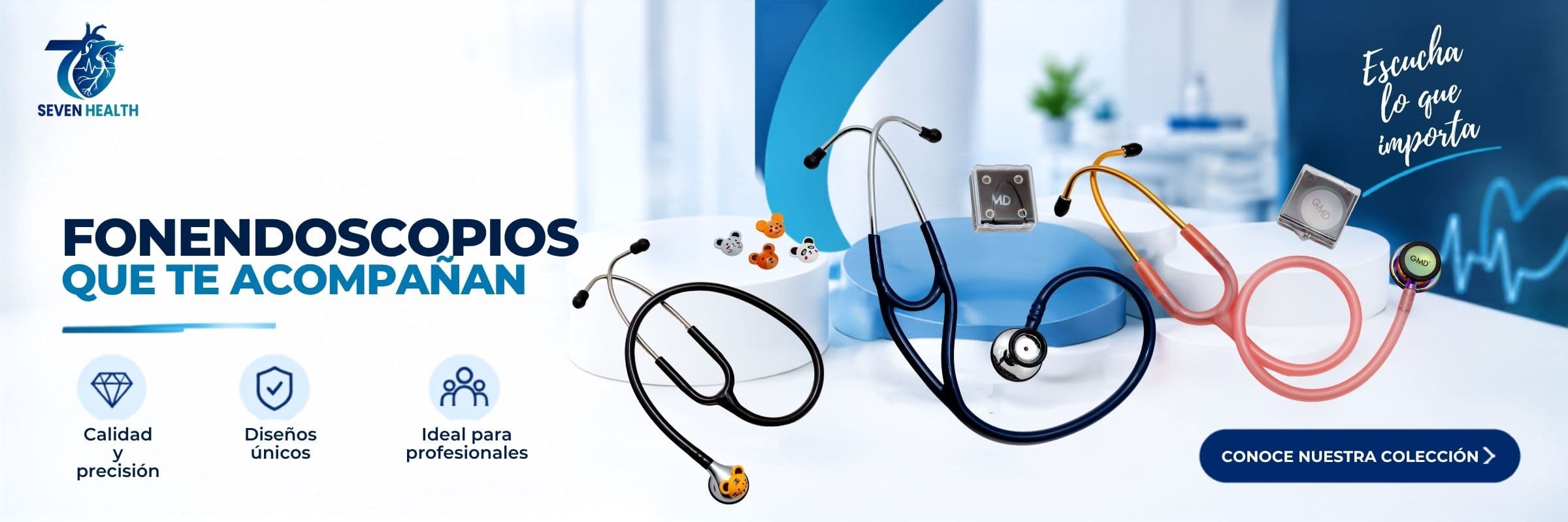 Fonendoscopios que te acompañan. Conoce nuestra colección.